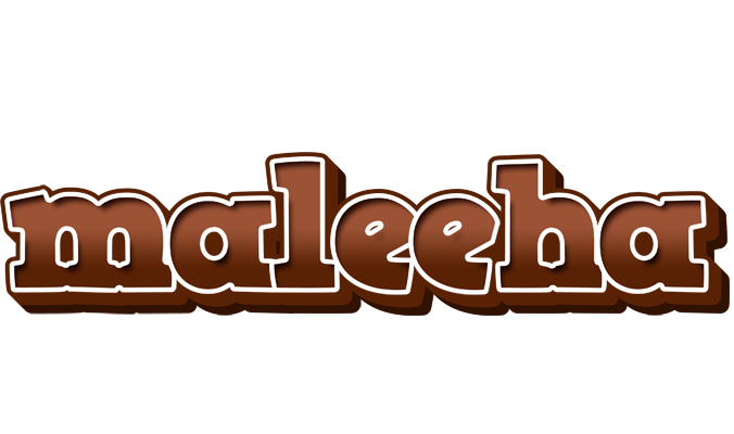Maleeha brownie logo