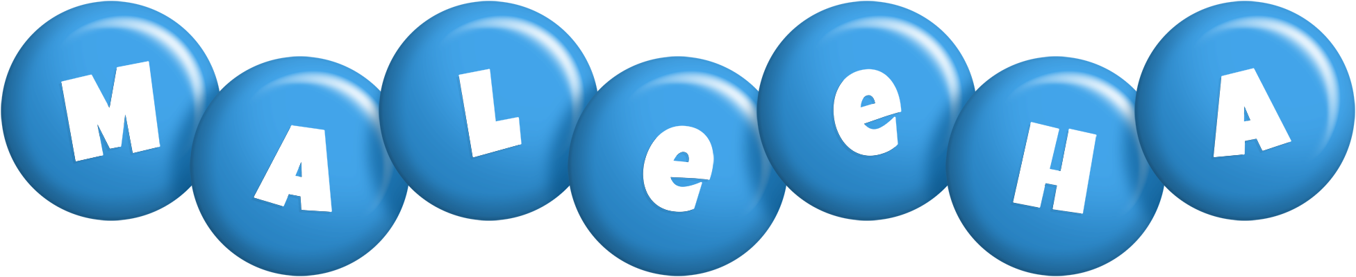 Maleeha candy-blue logo