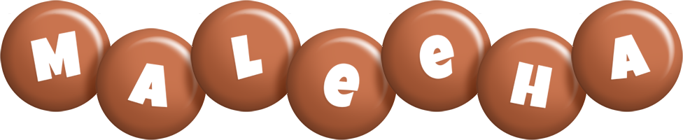 Maleeha candy-brown logo