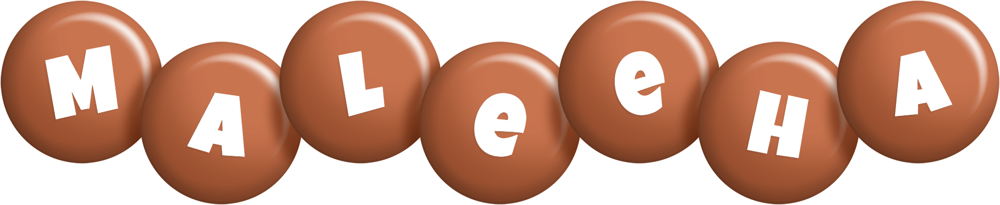 Maleeha candy-brown logo