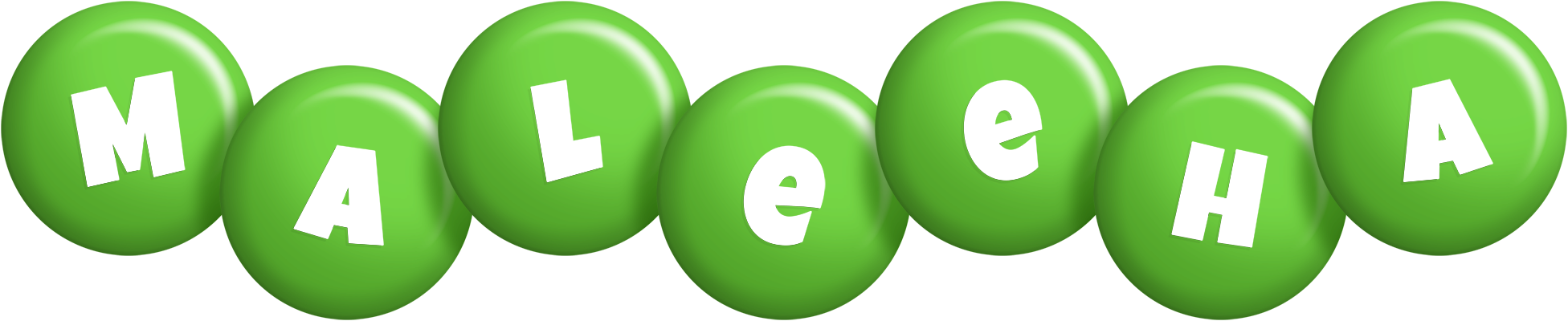 Maleeha candy-green logo