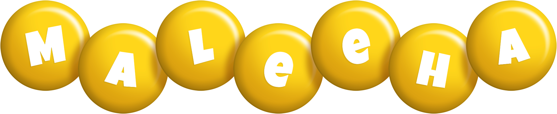Maleeha candy-yellow logo