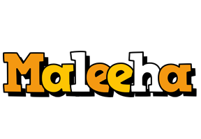 Maleeha cartoon logo