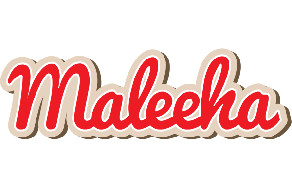 Maleeha chocolate logo