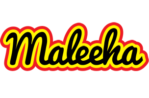 Maleeha flaming logo