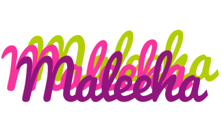 Maleeha flowers logo