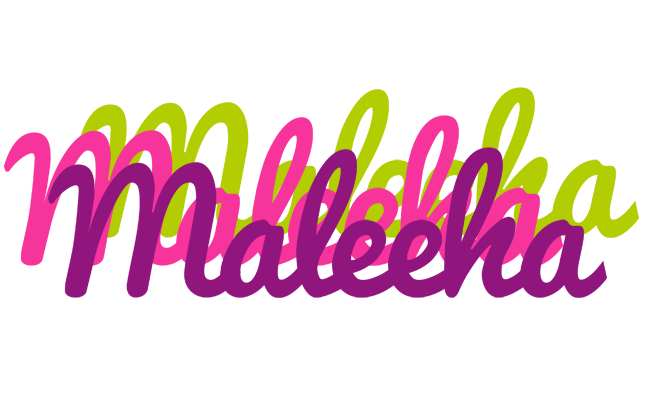 Maleeha flowers logo