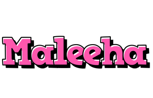 Maleeha girlish logo