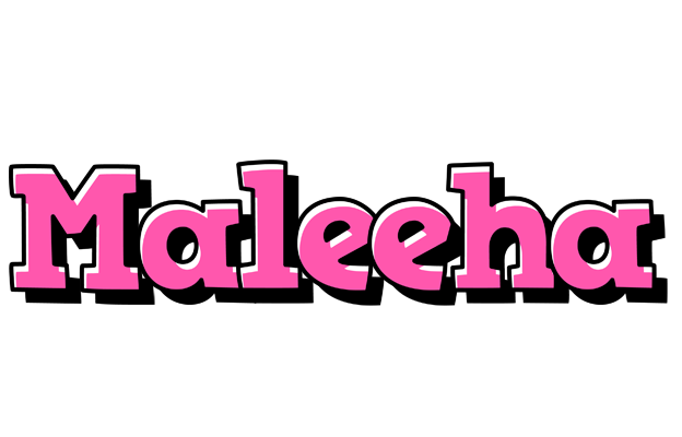 Maleeha girlish logo