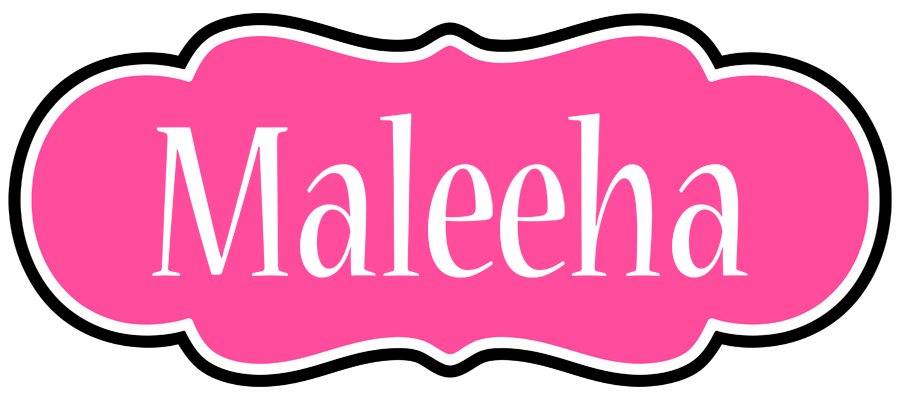 Maleeha invitation logo