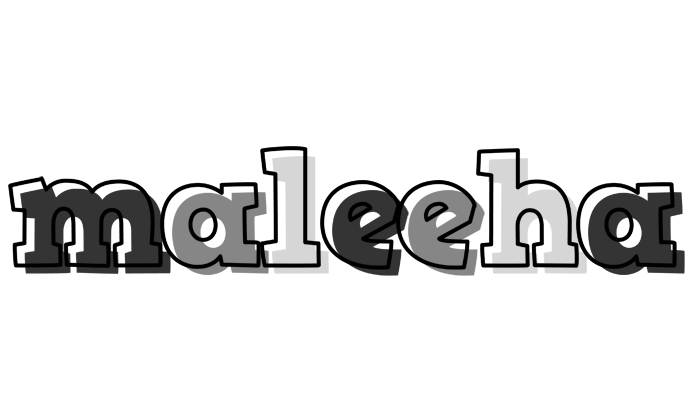 Maleeha night logo