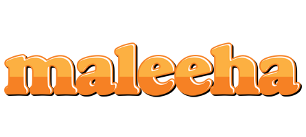 Maleeha orange logo