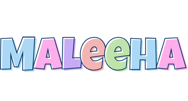 Maleeha pastel logo