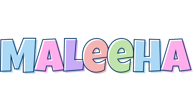 Maleeha pastel logo