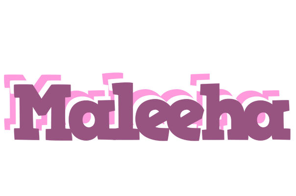Maleeha relaxing logo