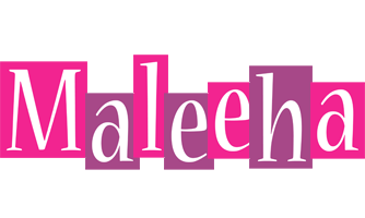 Maleeha whine logo