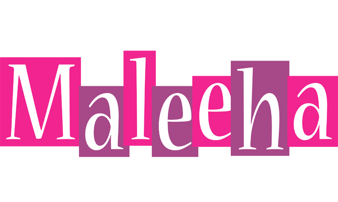 Maleeha whine logo