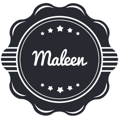 Maleen badge logo