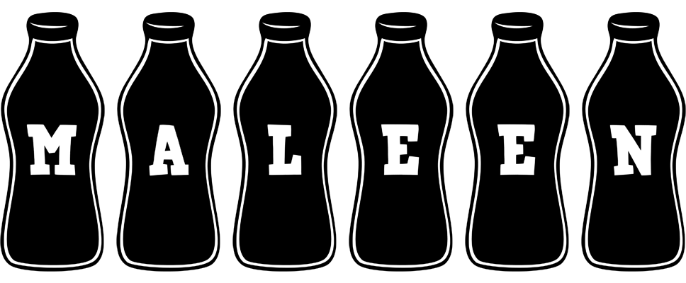 Maleen bottle logo