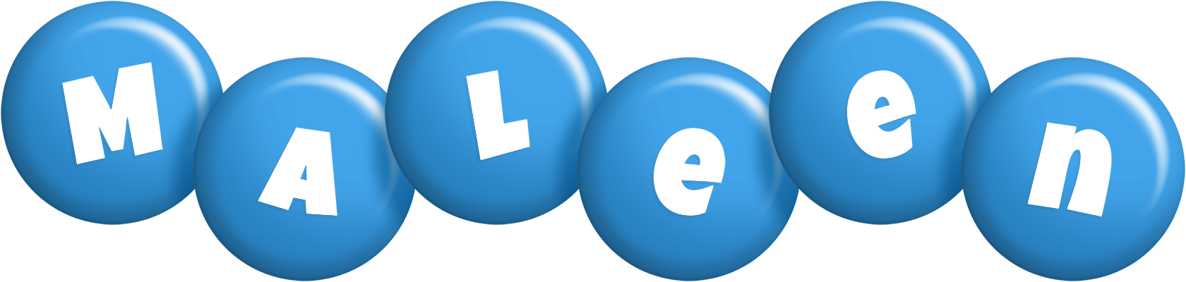 Maleen candy-blue logo