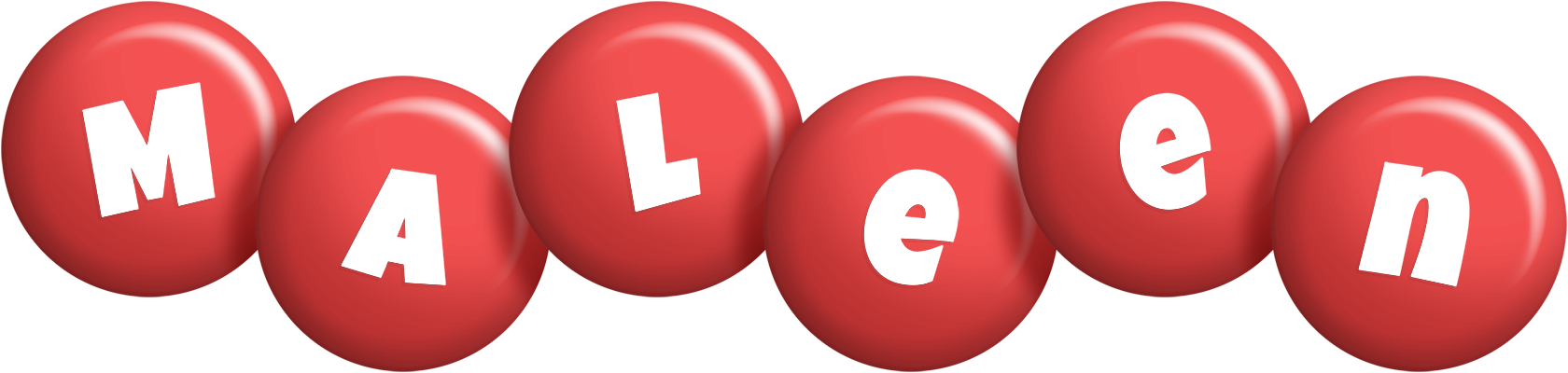 Maleen candy-red logo