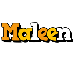 Maleen cartoon logo