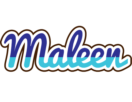 Maleen raining logo