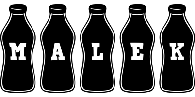Malek bottle logo