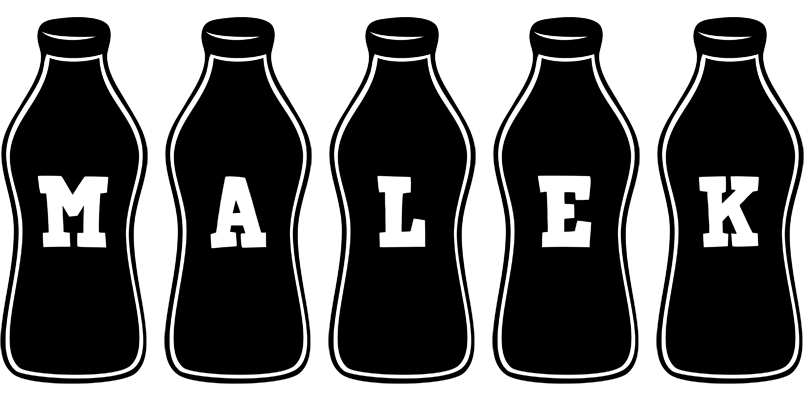 Malek bottle logo