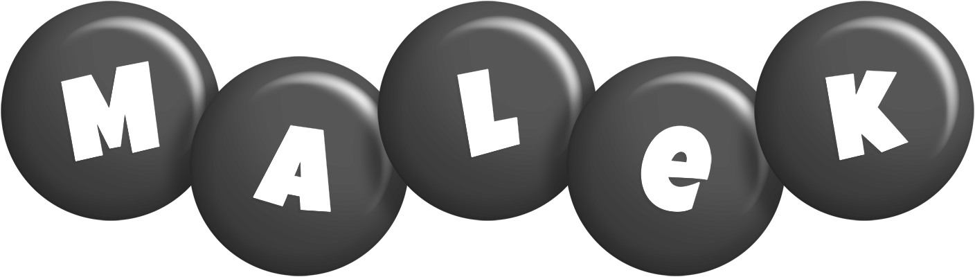 Malek candy-black logo
