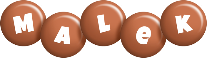 Malek candy-brown logo