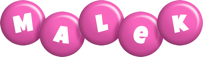Malek candy-pink logo