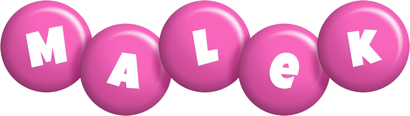 Malek candy-pink logo