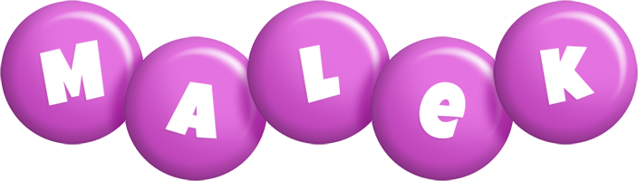 Malek candy-purple logo