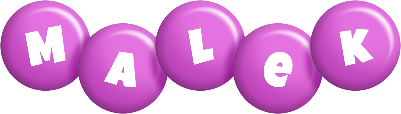 Malek candy-purple logo