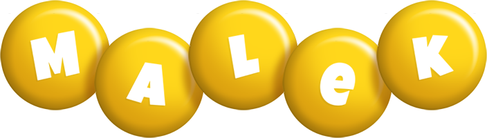 Malek candy-yellow logo