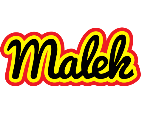 Malek flaming logo