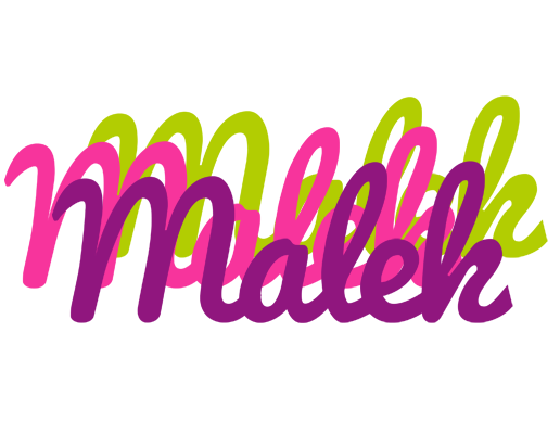 Malek flowers logo