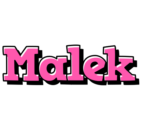 Malek girlish logo