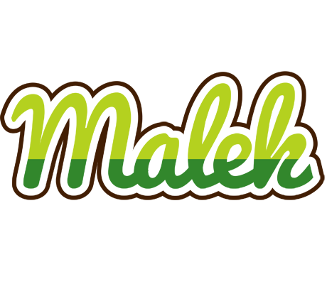 Malek golfing logo