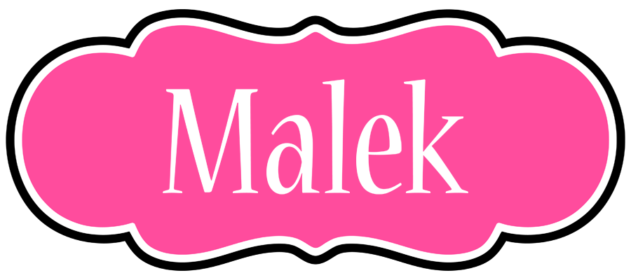 Malek invitation logo