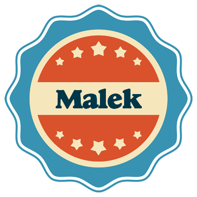 Malek labels logo