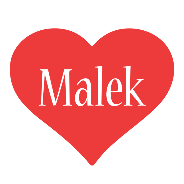 Malek love logo
