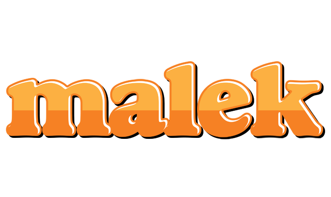 Malek orange logo