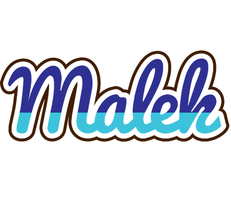 Malek raining logo