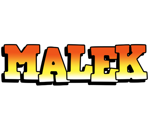 Malek sunset logo