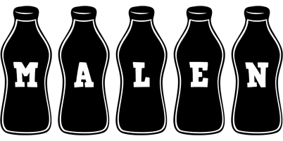 Malen bottle logo