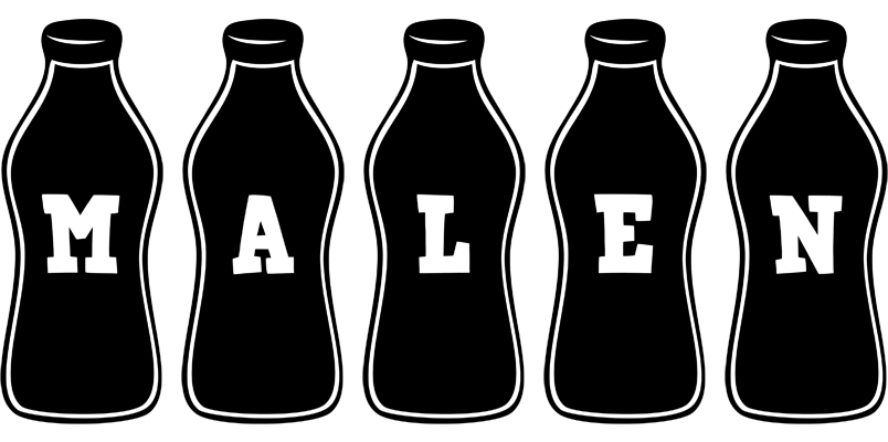 Malen bottle logo