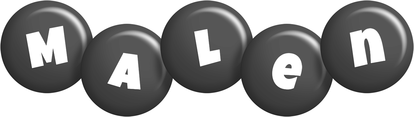 Malen candy-black logo