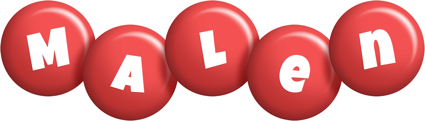 Malen candy-red logo